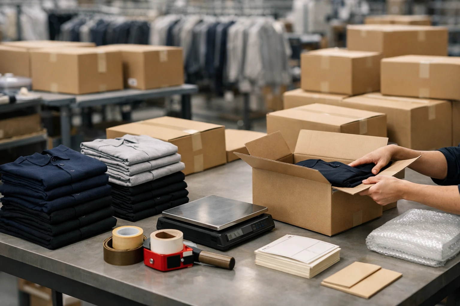 Paketleme ve lojistik hazırlığı